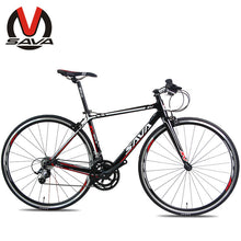 SAVA 700C Carbon Fiber Road Bike - R5 RC-3 One-Shaped Handlebar Unisex Road Bicycle 10.5KG Ultralight Carbon Frame  2 Colors