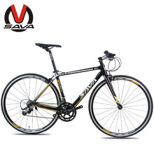 SAVA 700C Carbon Fiber Road Bike - R5 RC-3 One-Shaped Handlebar Unisex Road Bicycle 10.5KG Ultralight Carbon Frame  2 Colors