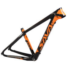 SAVA MTB Bike T800 29er/27.5er/26er Carbon Frame 650B Carbon Mountain Bicycle Frame with COMPACT Size 15/17" with Tail Hook