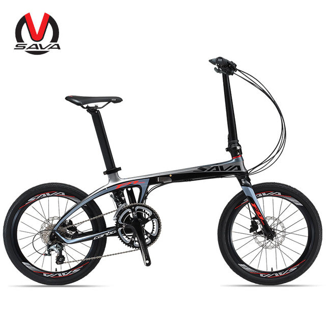 citybike carbon SAVA Folding Bike Carbon Fiber Frame 20 inch SHIMANO 22 Speed SHIMANO – savabike.com