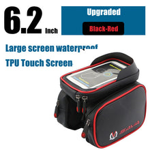SAVA Waterproof Cycling Front Bag Touch Screen Bike Bag Tube Frame Pannier Double 3 Sizes Supply Pouch Phone Bicycle Bag