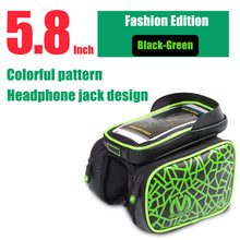 SAVA Waterproof Cycling Front Bag Touch Screen Bike Bag Tube Frame Pannier Double 3 Sizes Supply Pouch Phone Bicycle Bag