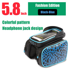SAVA Waterproof Cycling Front Bag Touch Screen Bike Bag Tube Frame Pannier Double 3 Sizes Supply Pouch Phone Bicycle Bag