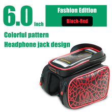 SAVA Waterproof Cycling Front Bag Touch Screen Bike Bag Tube Frame Pannier Double 3 Sizes Supply Pouch Phone Bicycle Bag