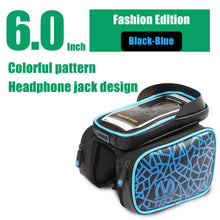 SAVA Waterproof Cycling Front Bag Touch Screen Bike Bag Tube Frame Pannier Double 3 Sizes Supply Pouch Phone Bicycle Bag