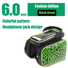 SAVA Waterproof Cycling Front Bag Touch Screen Bike Bag Tube Frame Pannier Double 3 Sizes Supply Pouch Phone Bicycle Bag