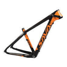 SAVA MTB Bike T800 29er/27.5er/26er Carbon Frame 650B Carbon Mountain Bicycle Frame with COMPACT Size 15/17" with Tail Hook