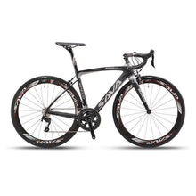SAVA 700C Road Bike T800 Carbon Fiber Frame / 50MM Wheelset / Fork/ Handlebar/ Headset/ Seatpost with SHIMANO 22 Speed 105 5800