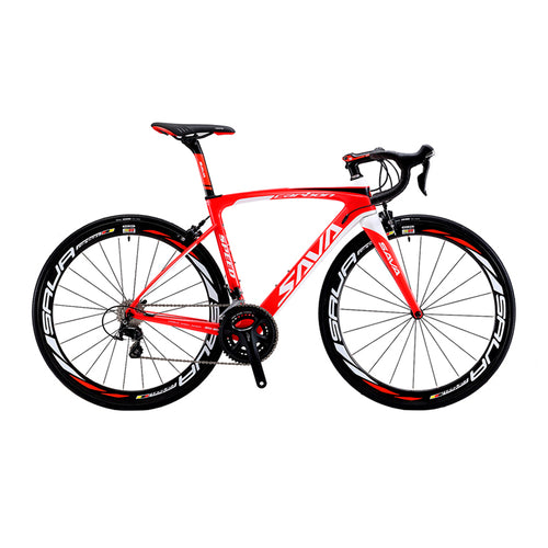 SAVA HERD6.0 700C Road Bike Carbon Bicycles Shimano 105 5800 Groupset Carbon Fiber Wheelset / Seatpost / Fork 22 Speed Bicicleta