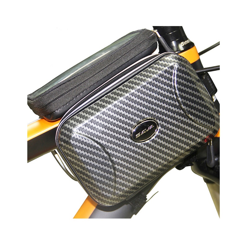 SAVA New Design Cycling Bike Bicycle Frame Front Tube Bag Waterproof Tube Top Bag for 5.5inch Cell Phone Smartphone Accessories