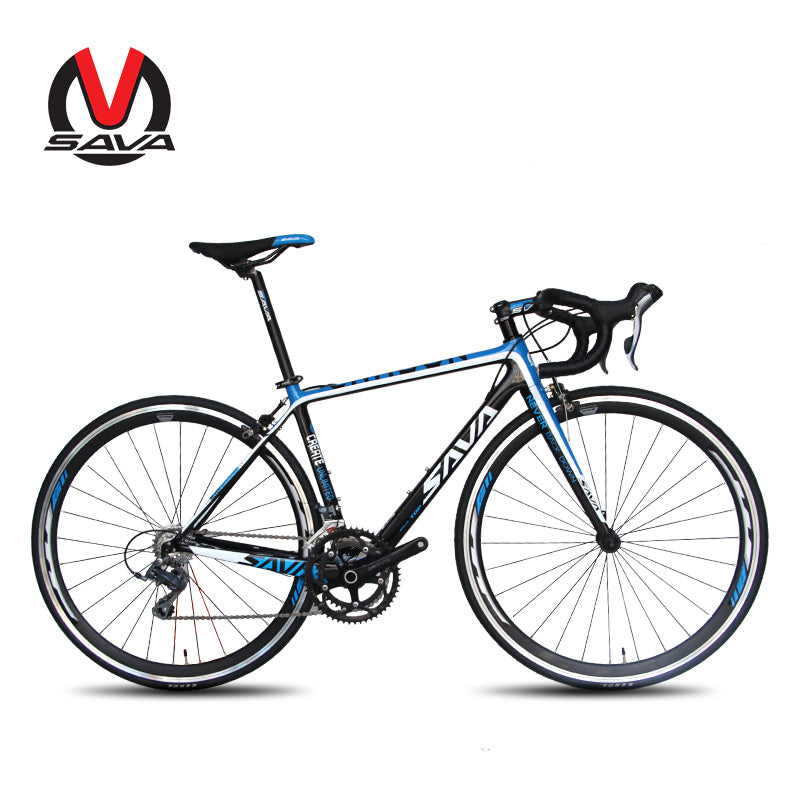 SAVA Road Bike Carbon Fiber Whole Bicycle R5 Size 700C 20 Speed 16 Speed With SHIMANO 4600 Groupset 2400 Groupset 3 colors