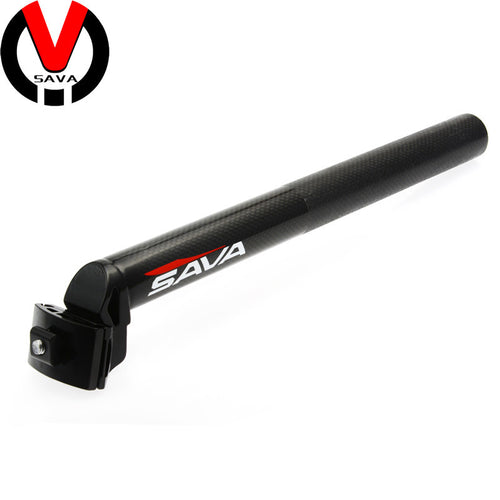 Sava Road Bike MTB Seatpost Seat Post Bicycle Parts MTB Mountain Bike Seatpost Carbon Fiber Aluminum Alloy 31.6mm 350mm