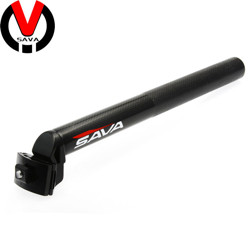Sava Road Bike MTB Seatpost Seat Post Bicycle Parts MTB Mountain Bike Seatpost Carbon Fiber Aluminum Alloy 31.6mm 350mm