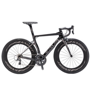 SAVA 700C Road Bike T800 Carbon Fiber Frame Cycling Bicycle SHIMANO Ultegra 6800 22 Speed Bicicleta 88MM Wheelset and 25C Tire
