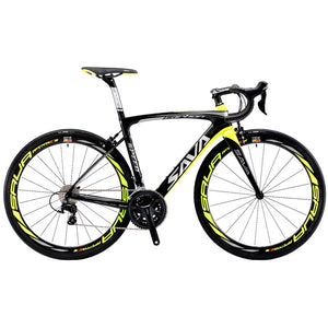 SAVA Bicycle Carbon fiber Road Bike Carbon Bicycle Shimano 105 5800 Groupset Carbon Fiber Wheelset / Seatpost / Fork 22 Speed