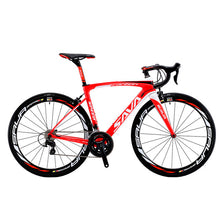 SAVA Bicycle Carbon fiber Road Bike Carbon Bicycle Shimano 105 5800 Groupset Carbon Fiber Wheelset / Seatpost / Fork 22 Speed