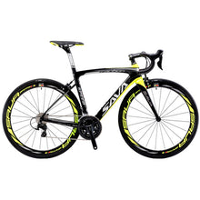 SAVA Bicycle Carbon fiber Road Bike Carbon Bicycle Shimano 105 5800 Groupset Carbon Fiber Wheelset / Seatpost / Fork 22 Speed