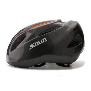 SAVA Bicycle helmet Bike helmet Night cycling safe helmet with turning light LED Wireless control USB charge Helmet Universal